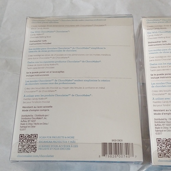 Chocomaker Chocolatier Eiffel Tower Collectible Chocolate Molds + Eat Me Stamp - Picture 5 of 8